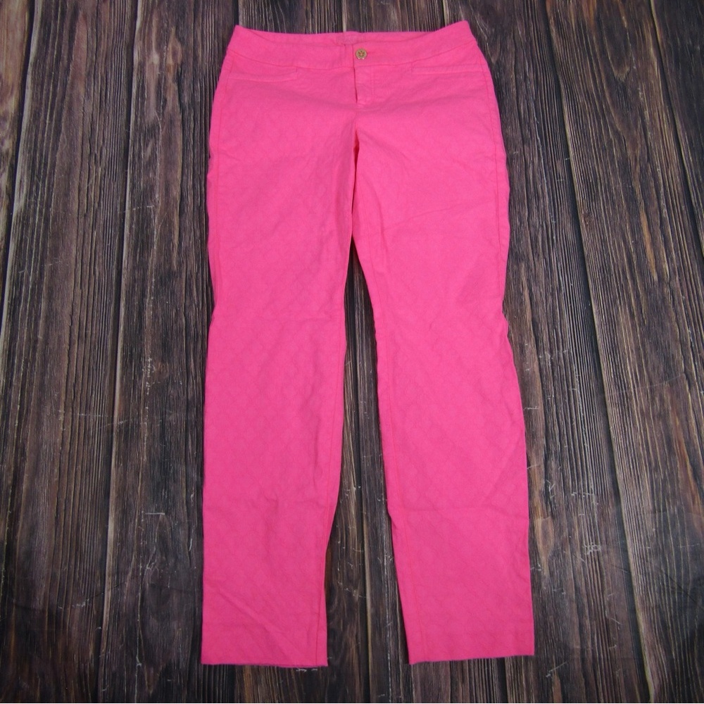 Lilly Pulitzer Tiki Pink Ankle Pants
